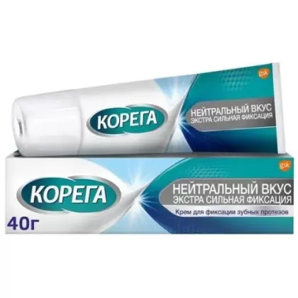 Корега крем д/фикс зуб протезов 40г нейтральный вкус